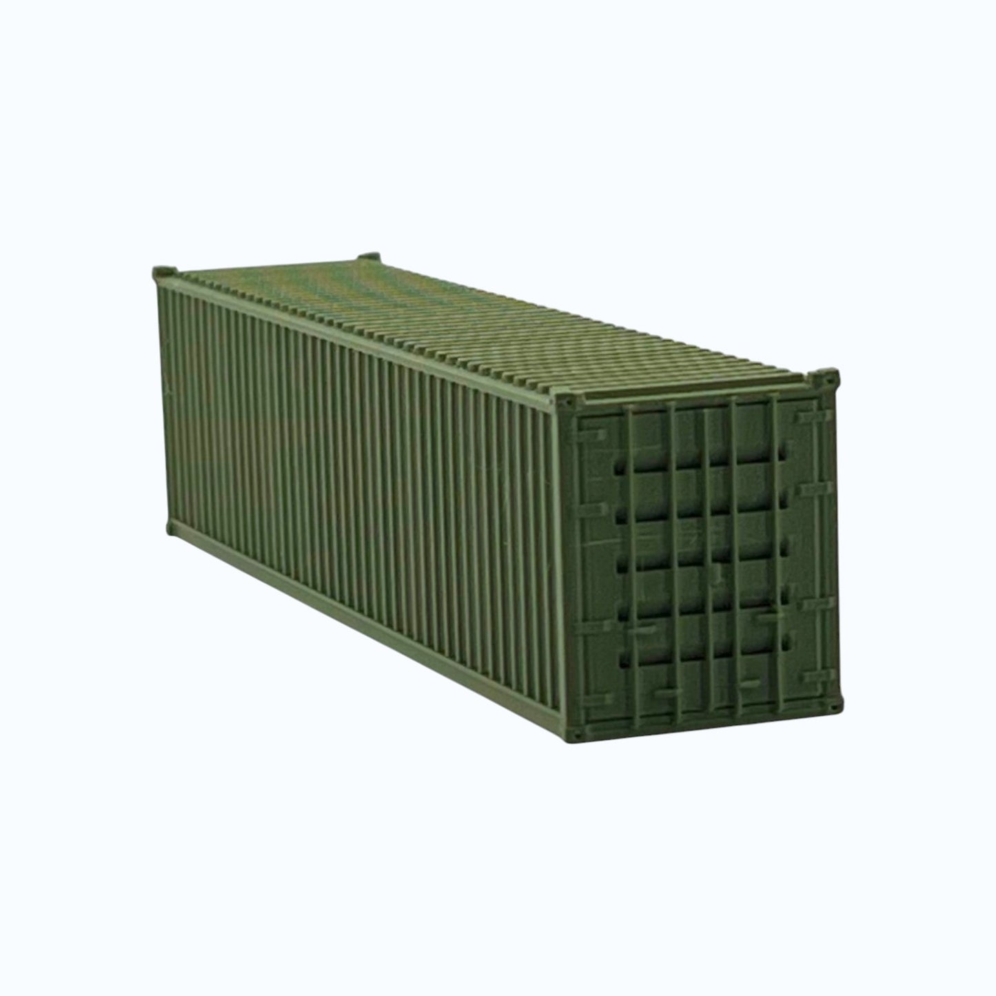 N Scale 1:160 - 40' Shipping Containers (2pk) - Green