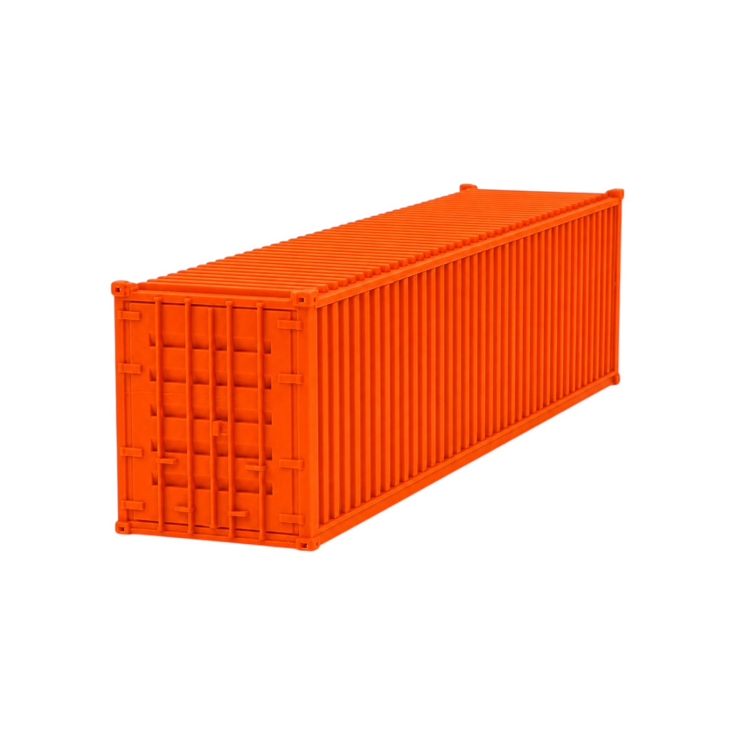 HO Scale 1:87 40' Shipping Containers Orange 2pk