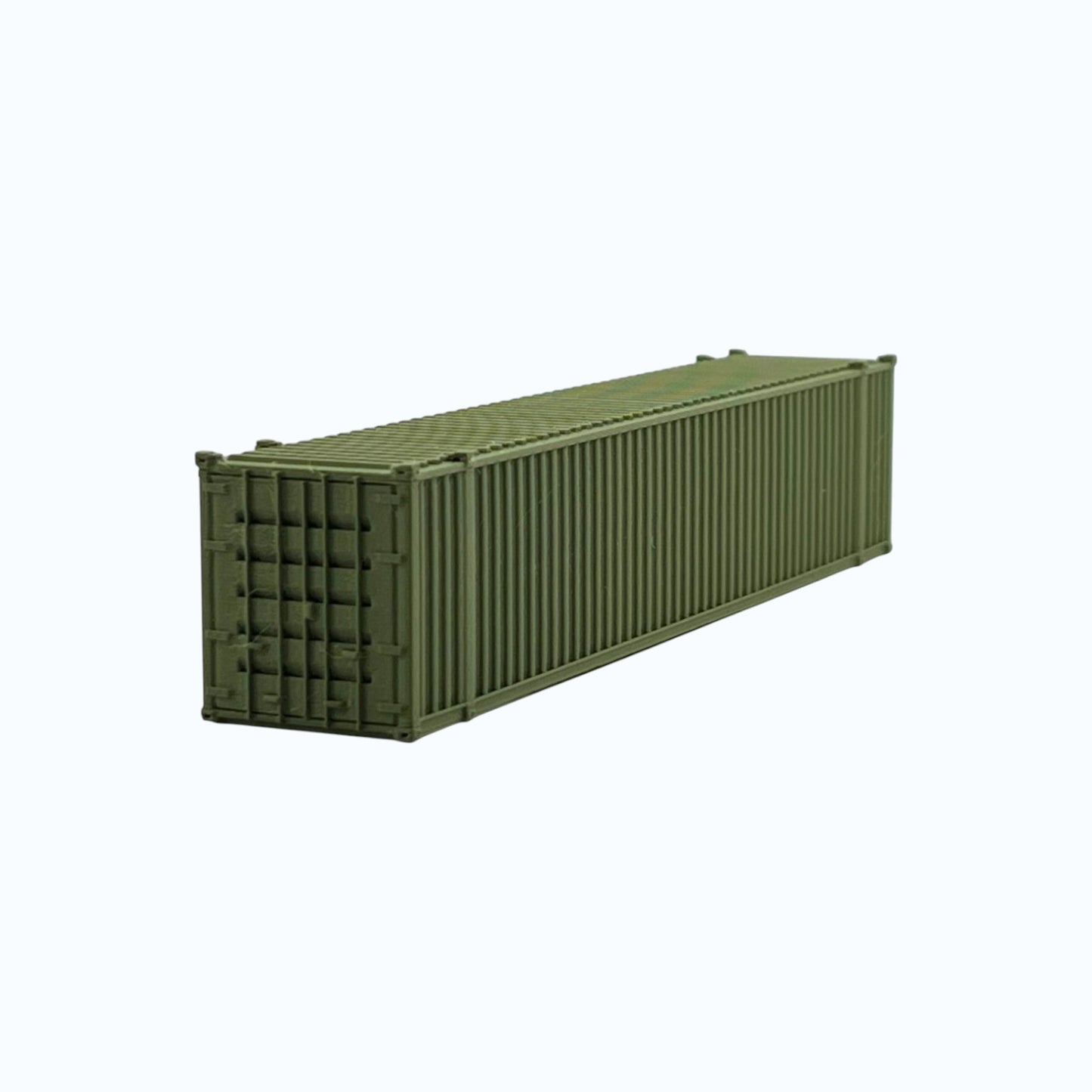 HO Scale 1:87 - 48' Shipping Containers (2pk) - Green