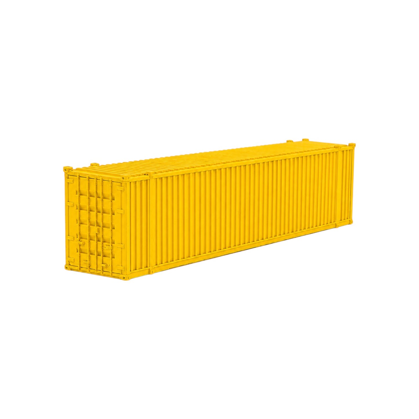 HO Scale 1:87 48' Shipping Containers Yellow 2pk