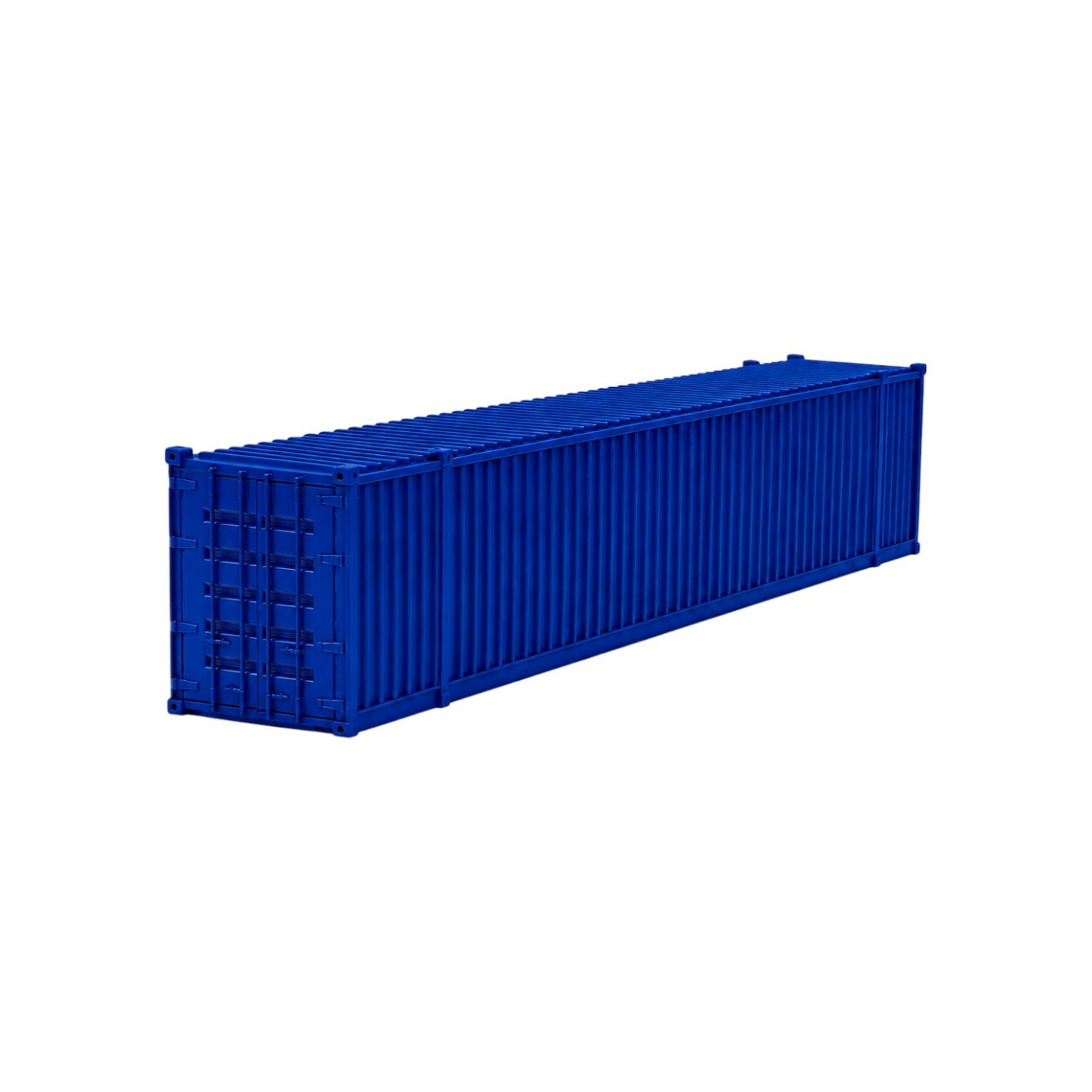 HO Scale 1:87 53' Shipping Containers Blue 2pk