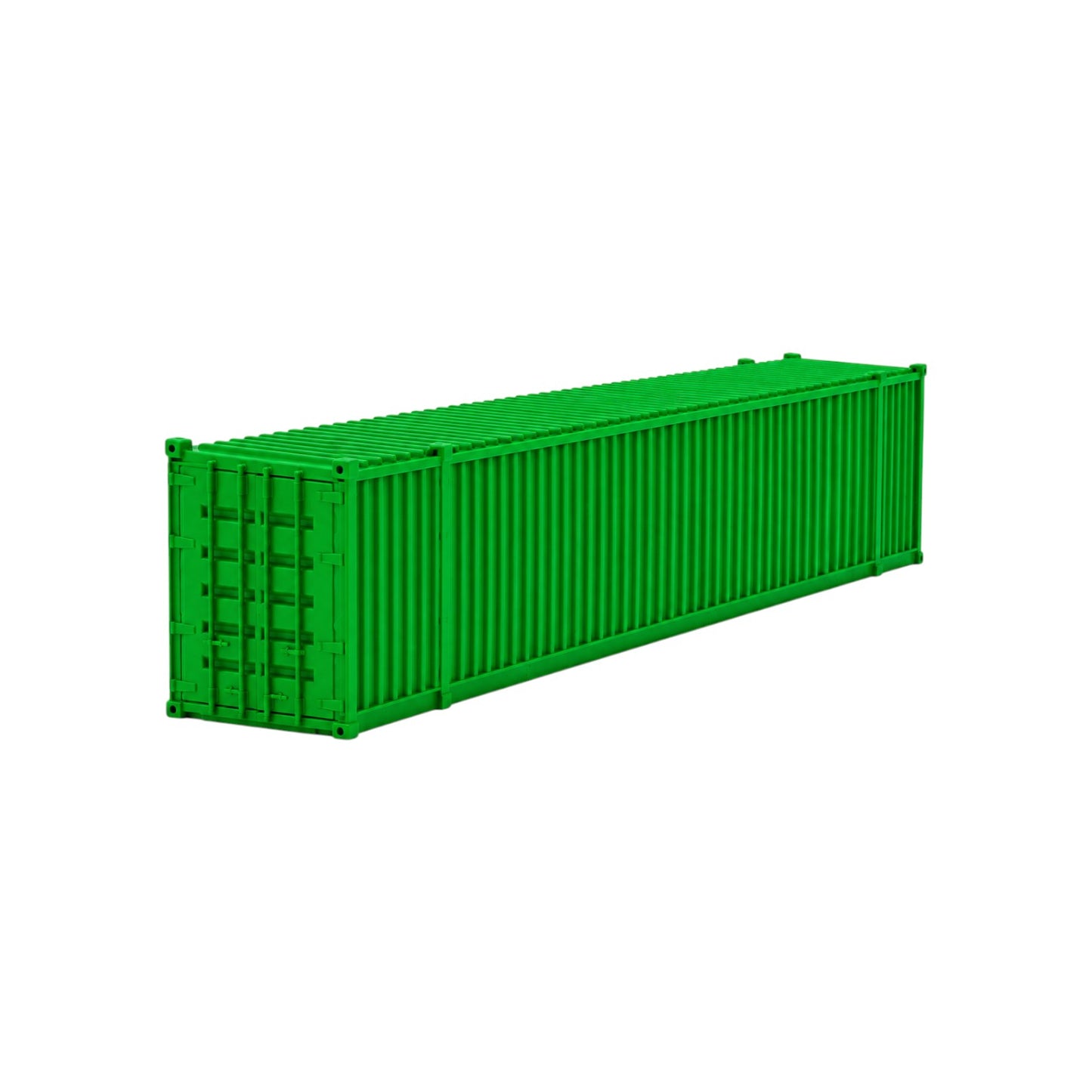 N Scale 1:160 53' Shipping Containers Green 2pk