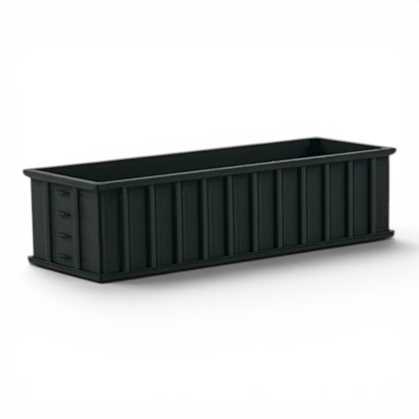 HO Scale 1:87 30-Yard Dumpster Waste Container - Black
