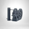 HO Scale 1:87 Hit & Miss Stationary Engine 4pc Set - Resin