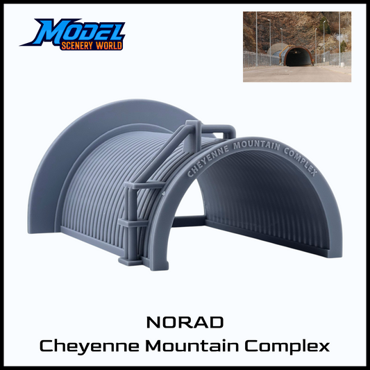 N Scale 1:160 NORAD Cheyenne Mountain Complex