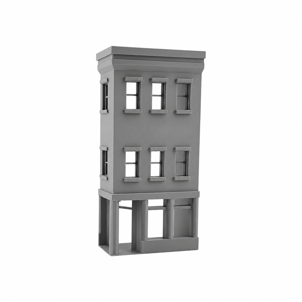 O Scale 1:48 Main Street Relief Building #7 LH