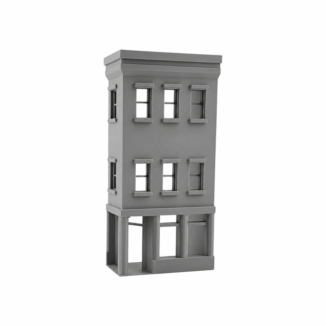 HO Scale 1:87 Main Street Relief Building #7 LH