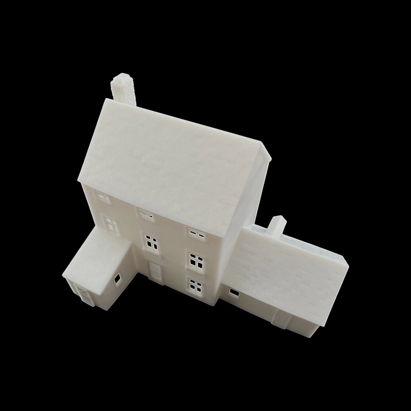T Gauge 1:450 Scale Farmhouse 3-Story Resin Building
