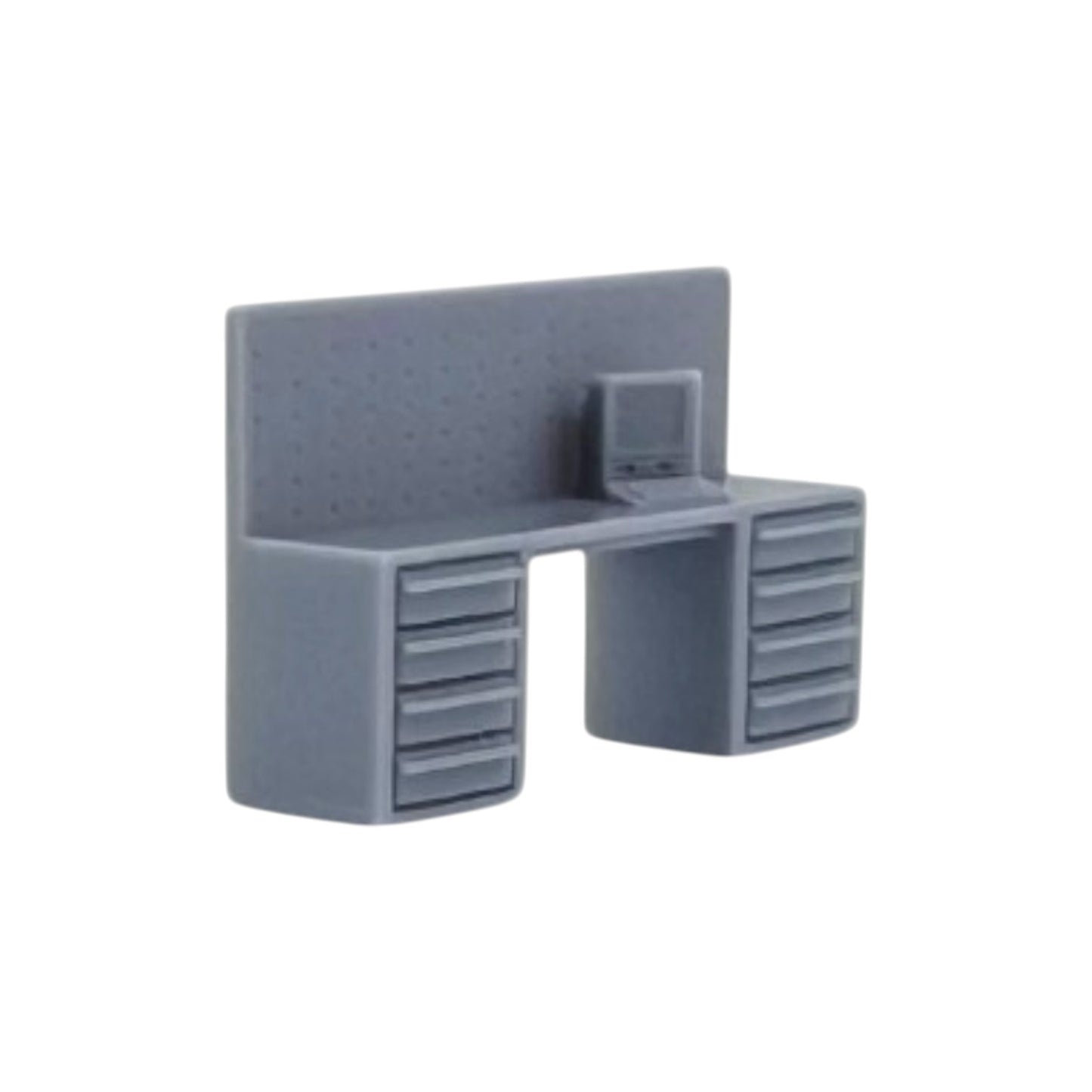 N Scale 1:160 Industrial Workbench w/Computer Resin Model