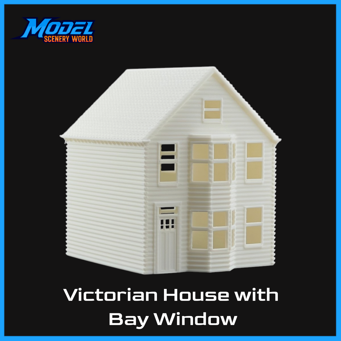 O Scale 1:48 Classic Victorian Bay Window House #1