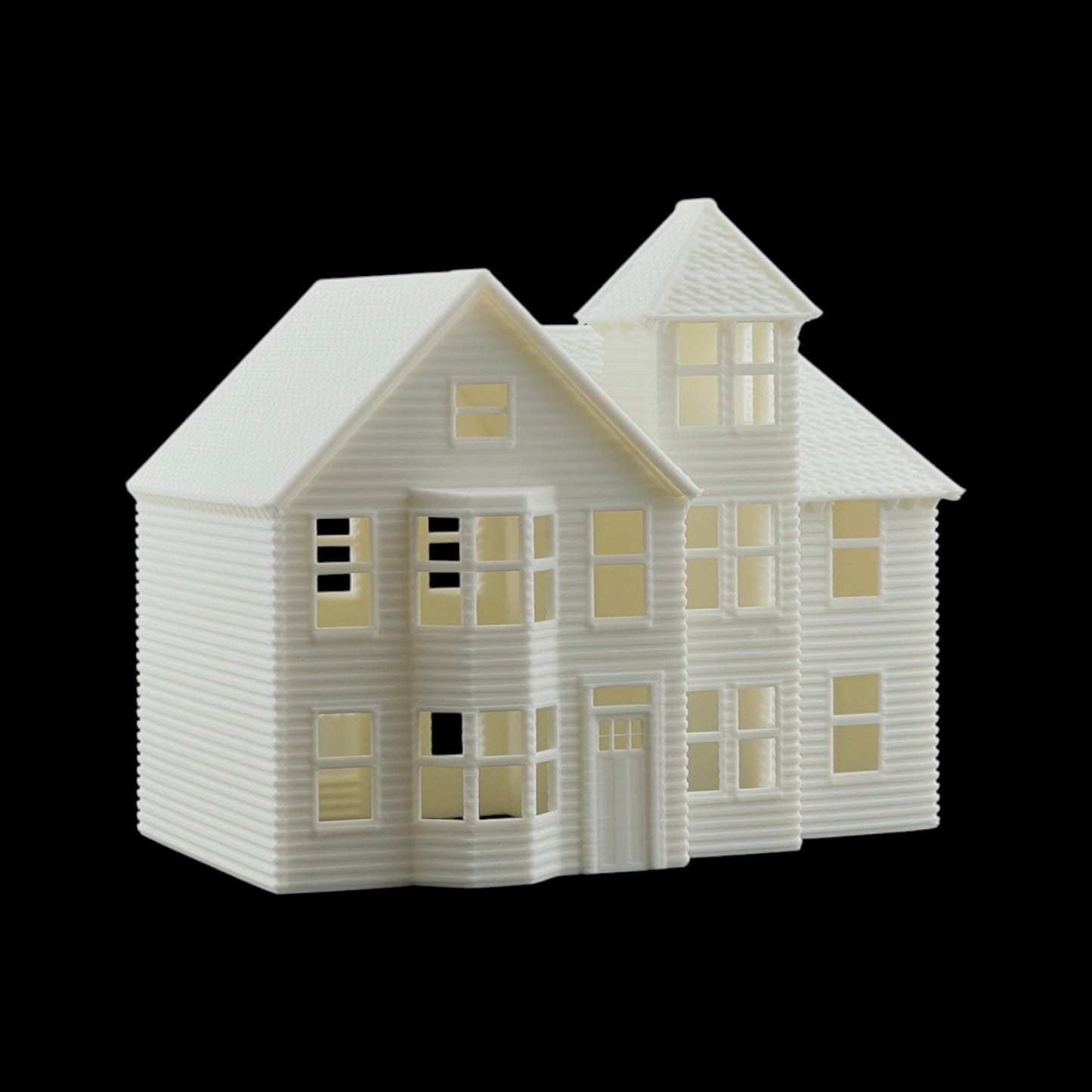 S Scale 1:64 Classic Victorian House with Tower #2
