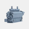 HO Scale 1:87 EMD 645 16-Cylinder Engine Roots Blower