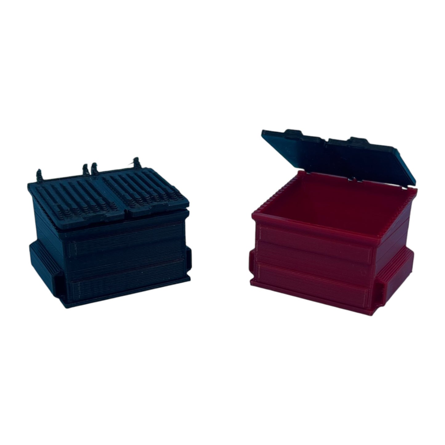 Dumpster Set for Greenlight Mack Refuse Truck - S Scale 1:64 - NO TRUCK