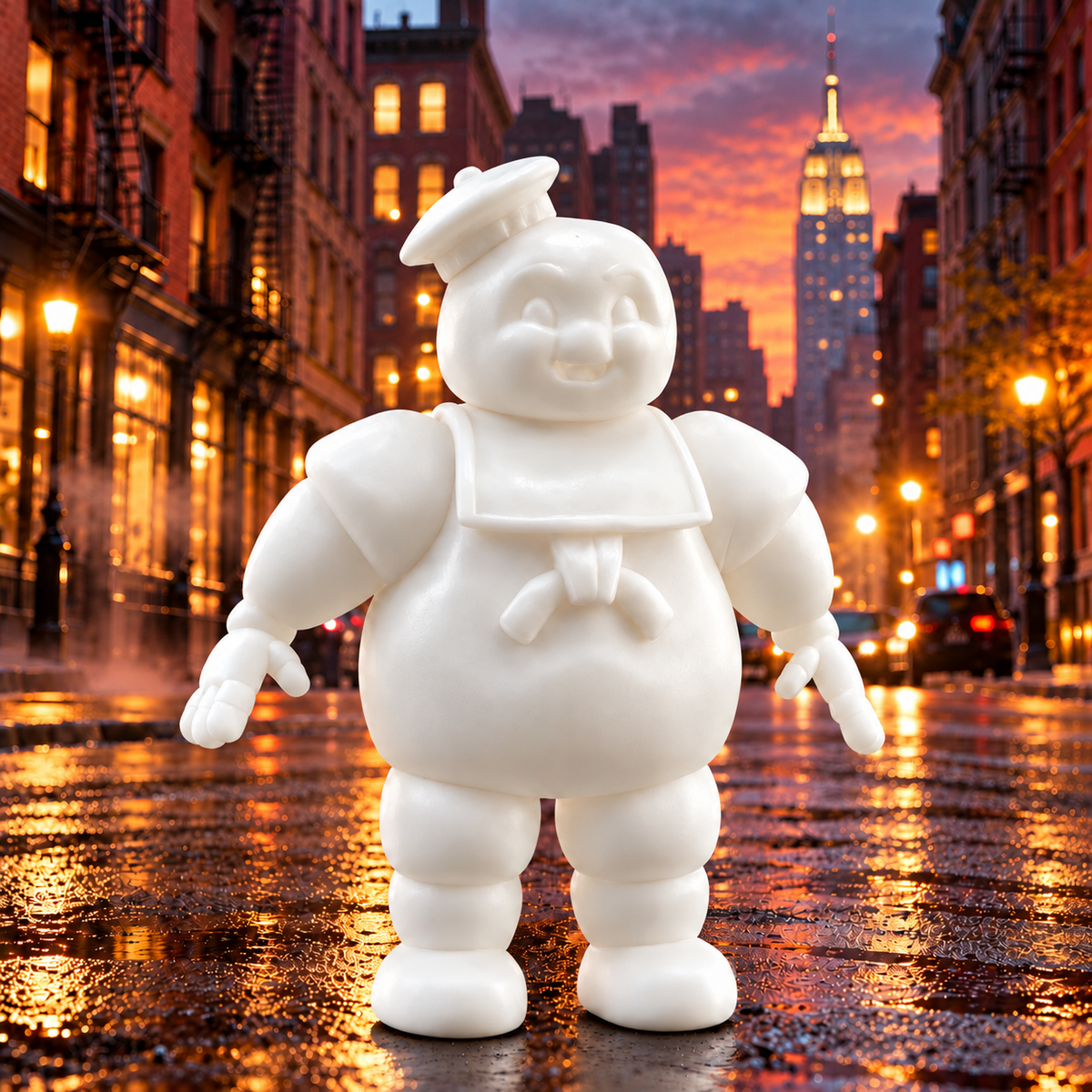 HO Scale 1:87 Stay Puff Marshmallow Man Resin Figure