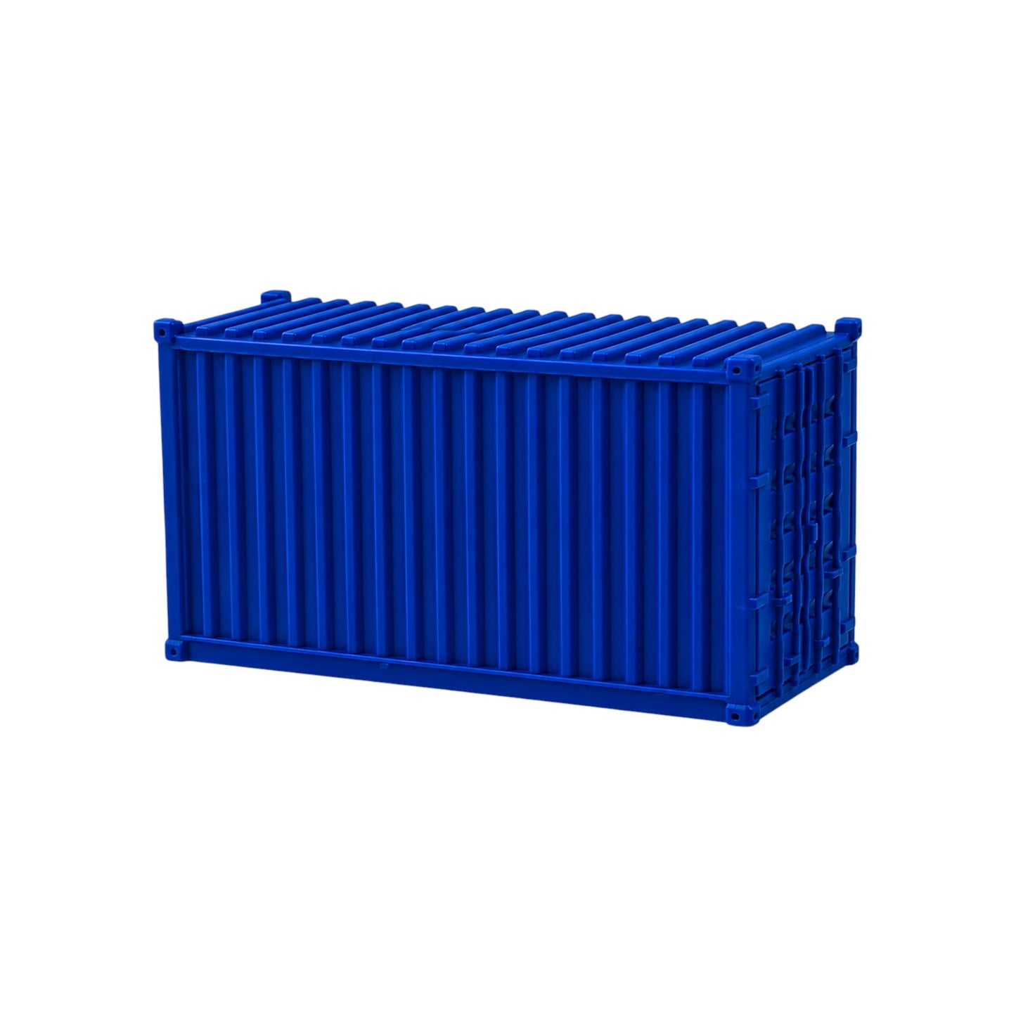N Scale 1:160 20' Shipping Containers Blue 2pk