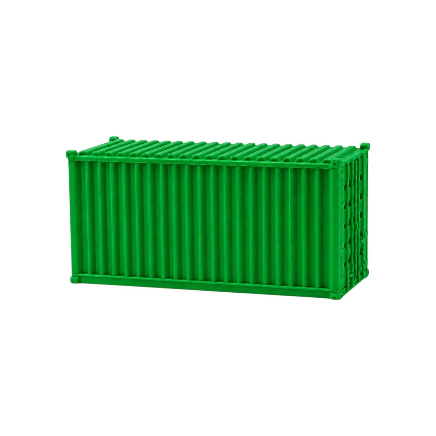 N Scale 1:160 20' Shipping Containers Green 2pk