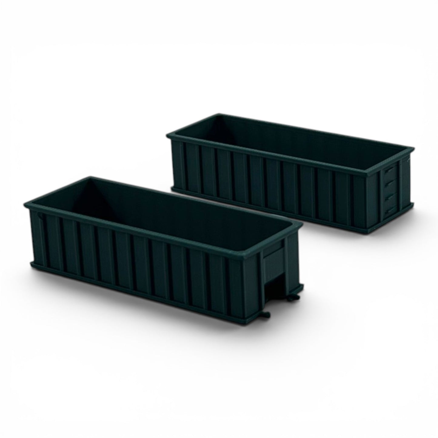HO Scale 1:87 30-Yard Dumpster Waste Container - Green