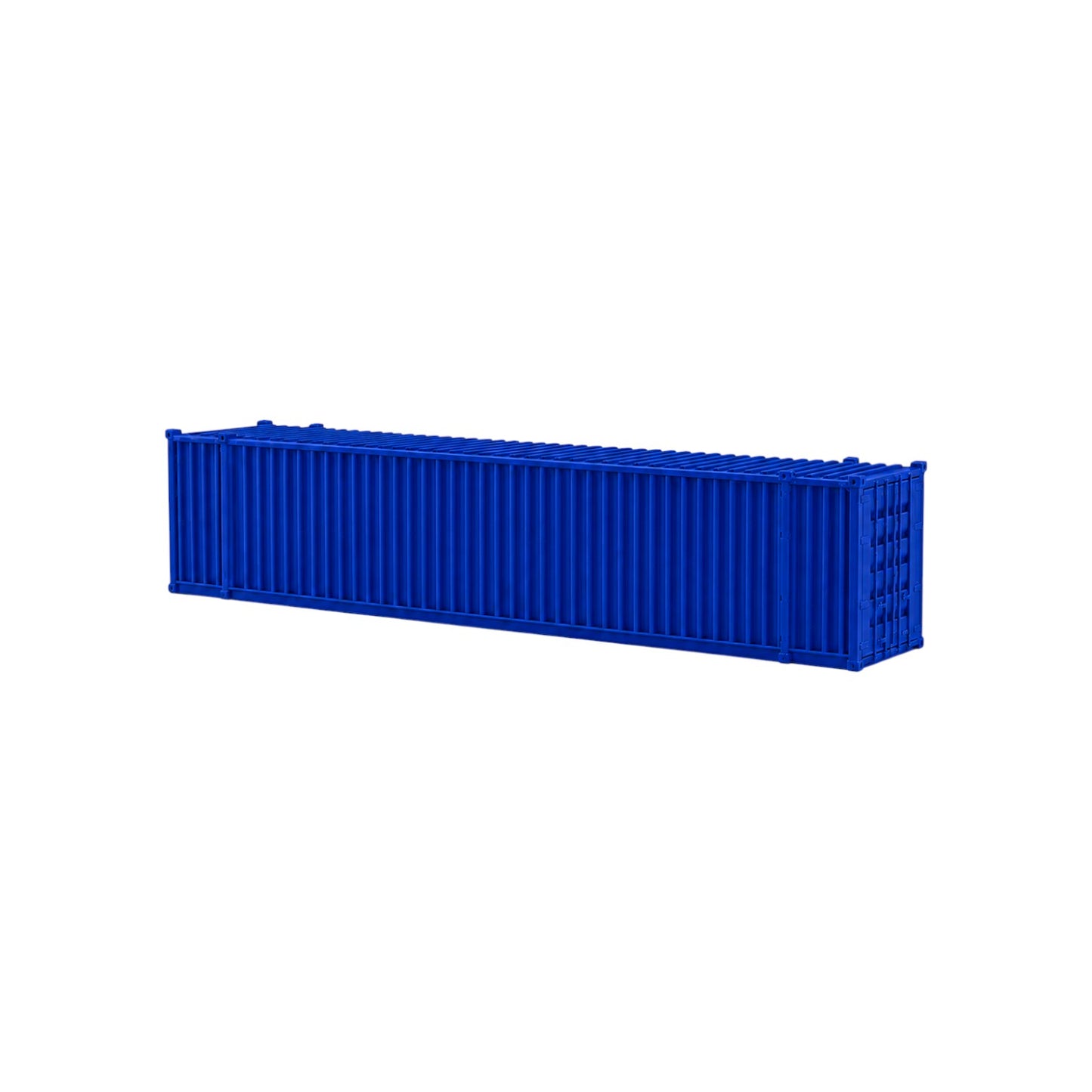 N Scale 1:160 48' Shipping Containers Blue 2pk