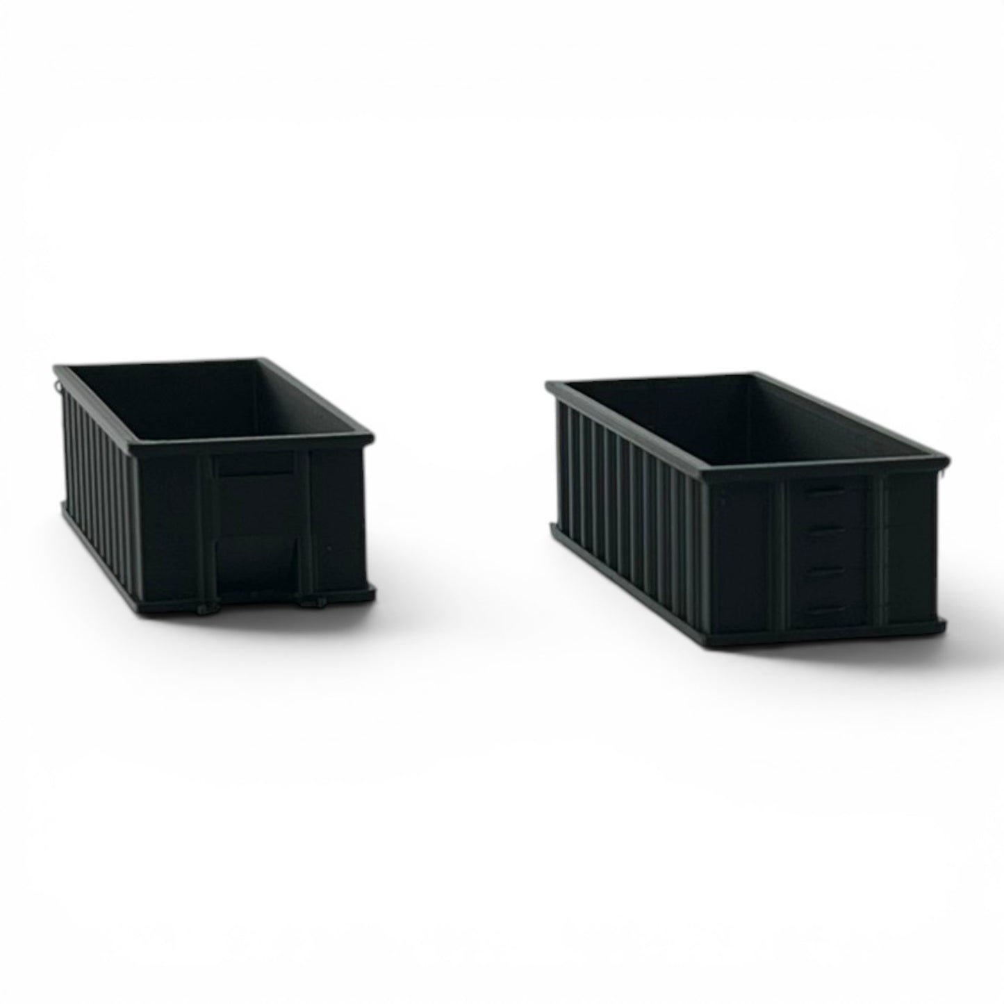 HO Scale 1:87 30-Yard Dumpster Waste Container - Black