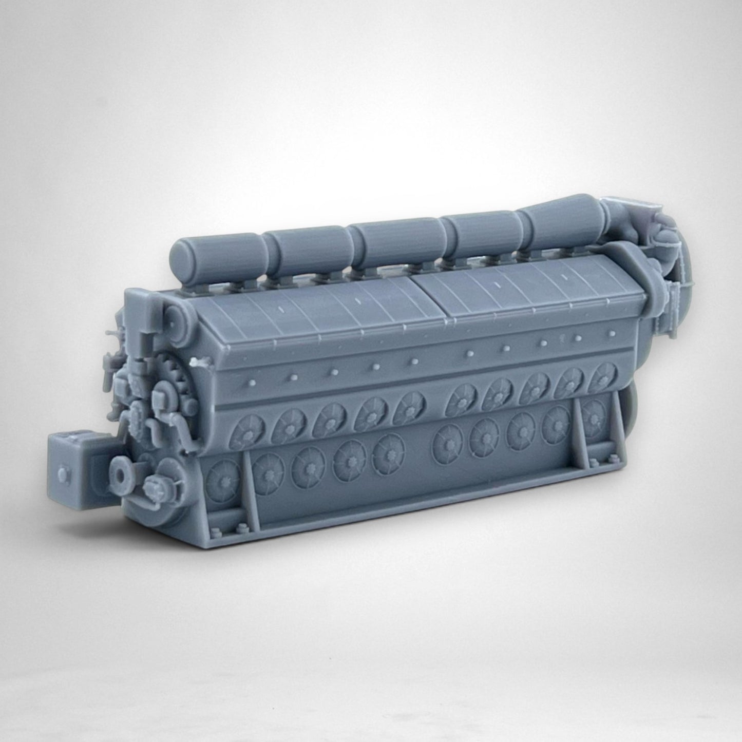 S Scale 1:64 EMD 645 20-Cylinder Turbo Diesel Engine