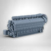 S Scale 1:64 EMD 645 20-Cylinder Turbo Diesel Engine