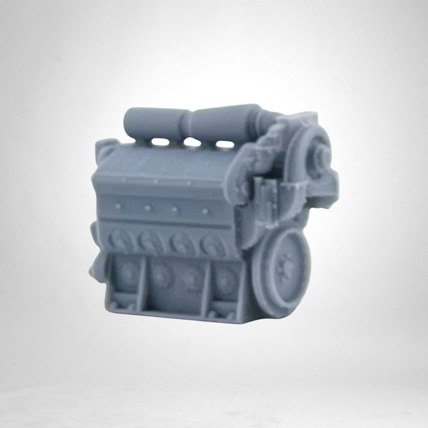 HO Scale 1:87 EMD 645 8-Cylinder Turbo Diesel Engine