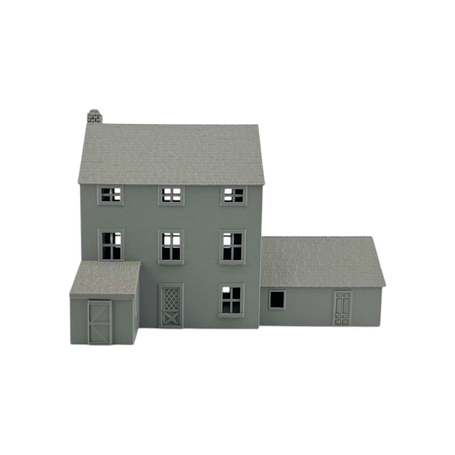 Z Scale 1:220 Farmhouse 3-Story Model Railroad Building