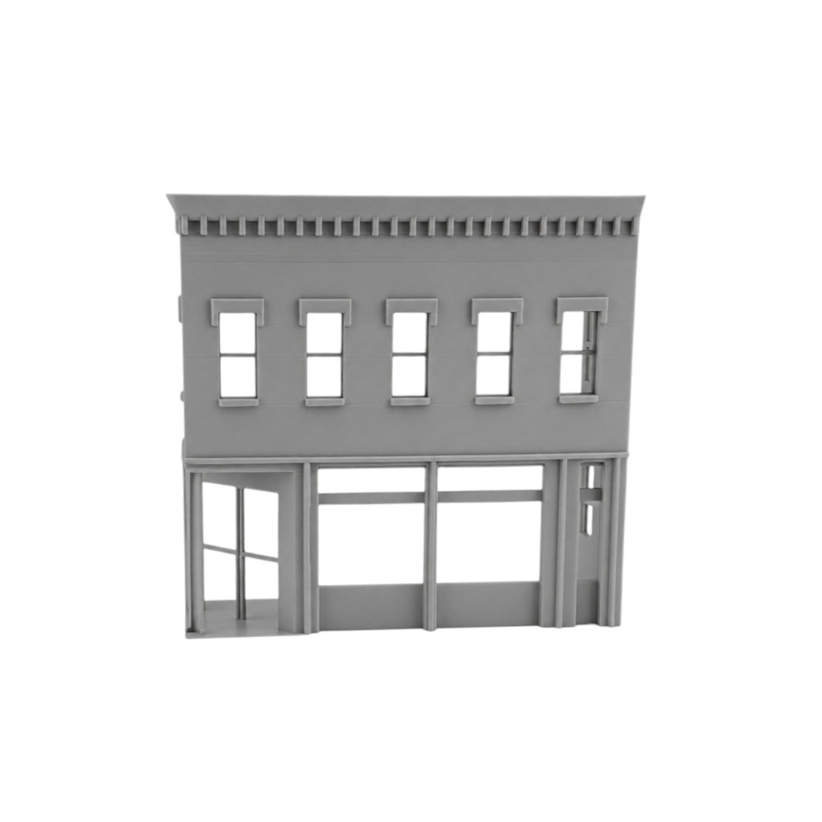 O Scale 1:48 Main Street Corner Relief Building #1 LH