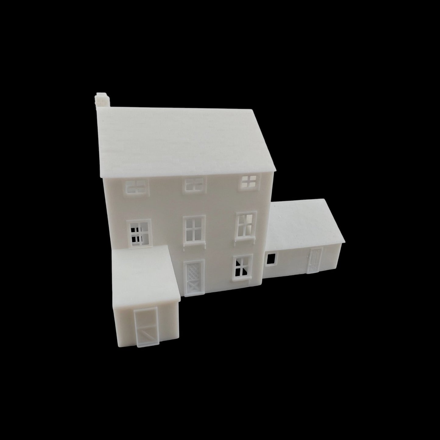 T Gauge 1:450 Scale Farmhouse 3-Story Resin Building