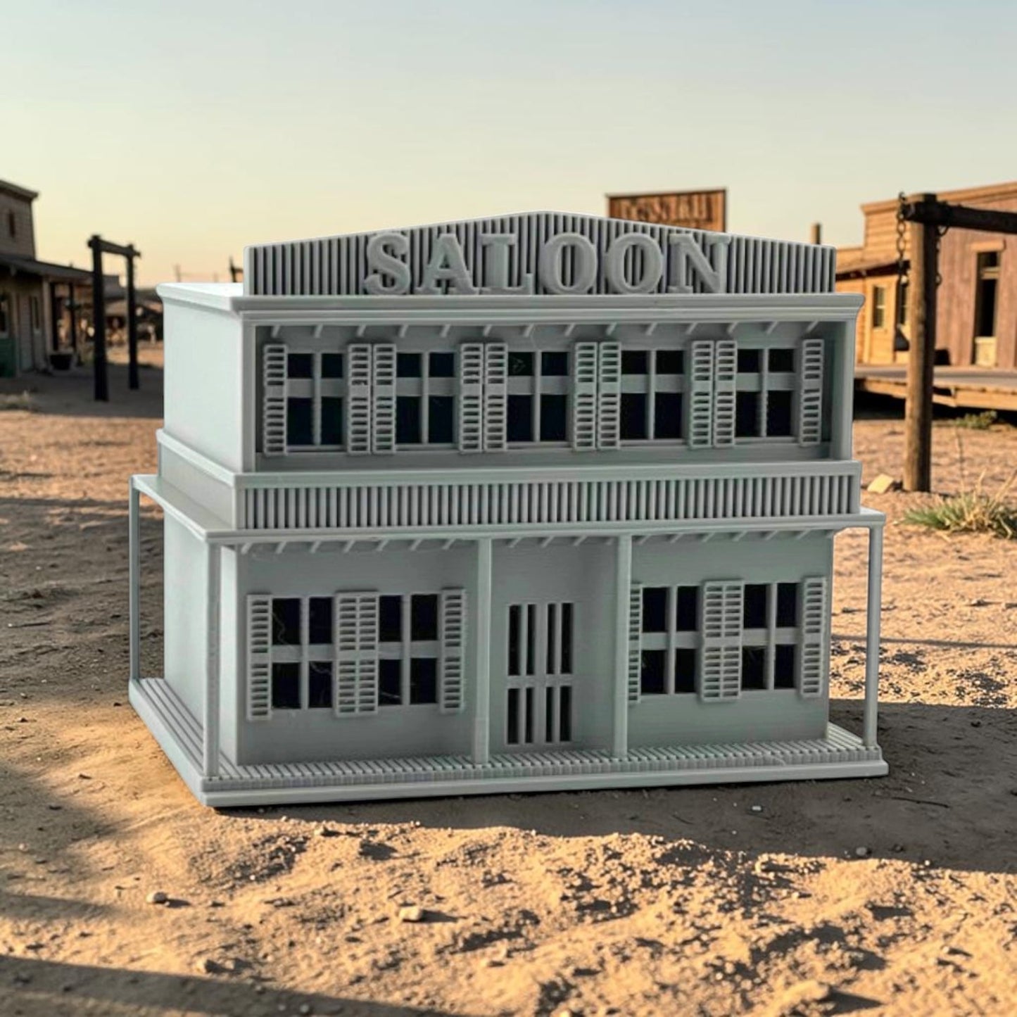 HO Scale 1:87 Old West Western Saloon Building