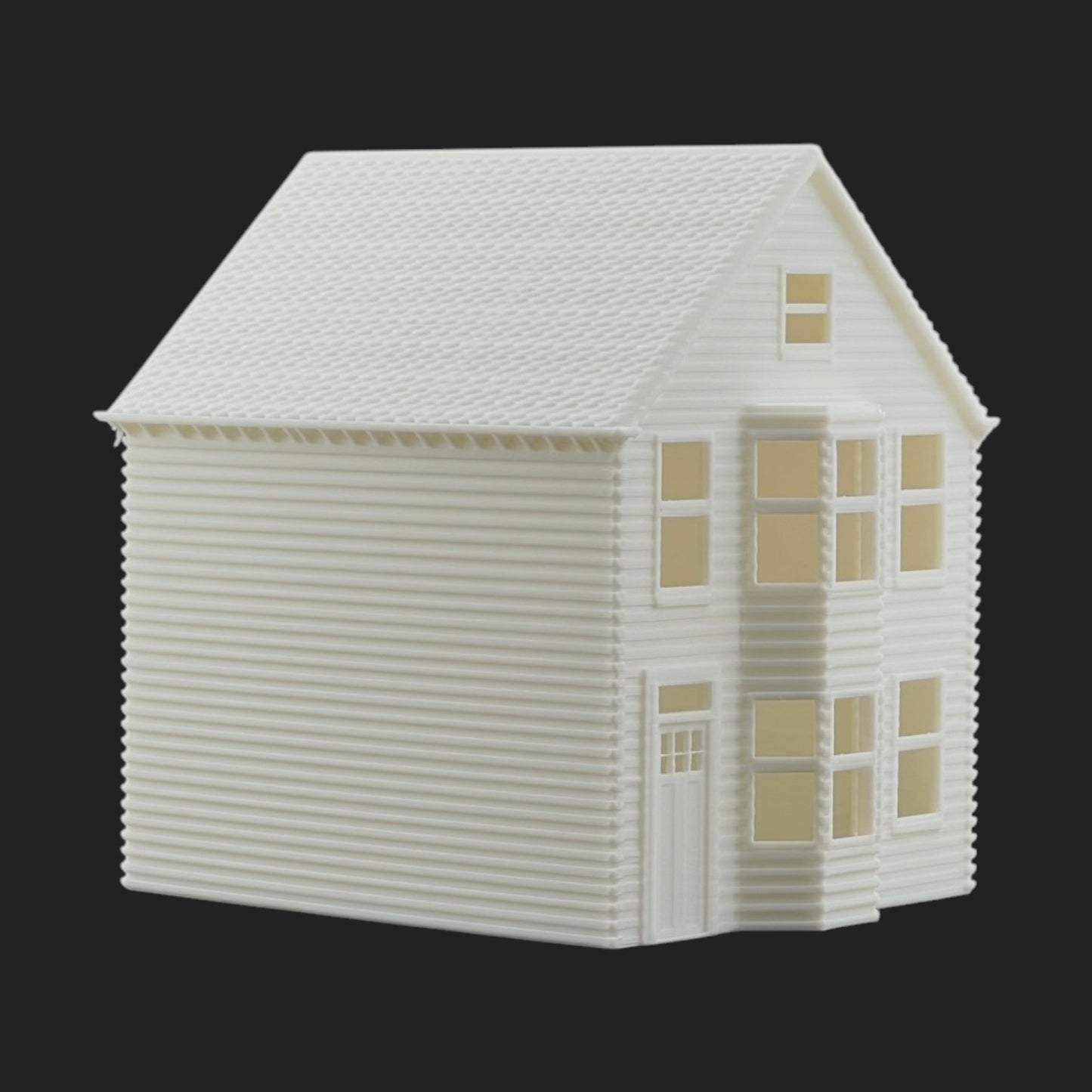 O Scale 1:48 Classic Victorian Bay Window House #1