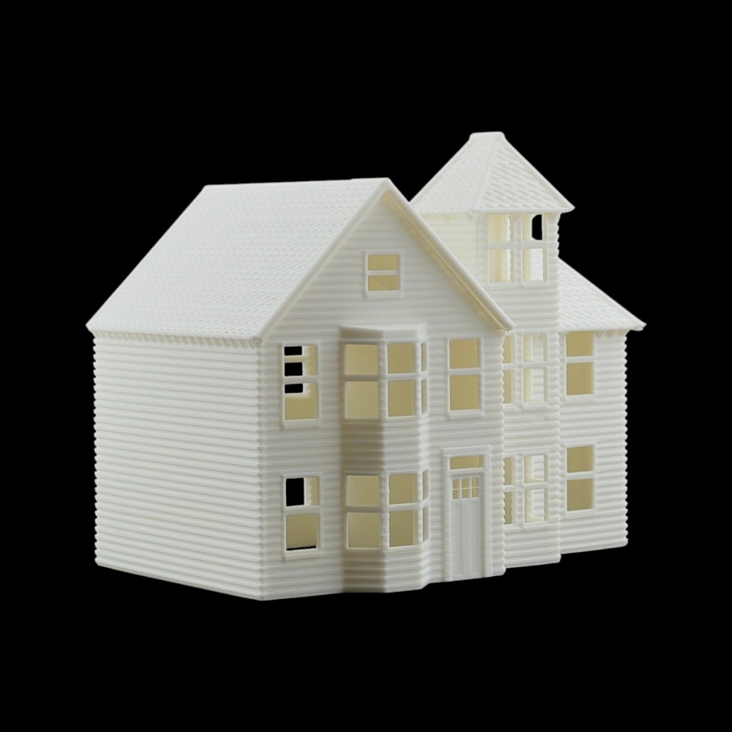 S Scale 1:64 Classic Victorian House with Tower #2