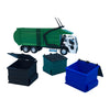 Dumpster Set for Greenlight Mack Refuse Truck - S Scale 1:64 - 3pc - NO TRUCK