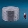 Standard Oil or Fuel Tank - 1G Scale 1:32 - Metallic Silver - 11 Sizes AVAILABLE