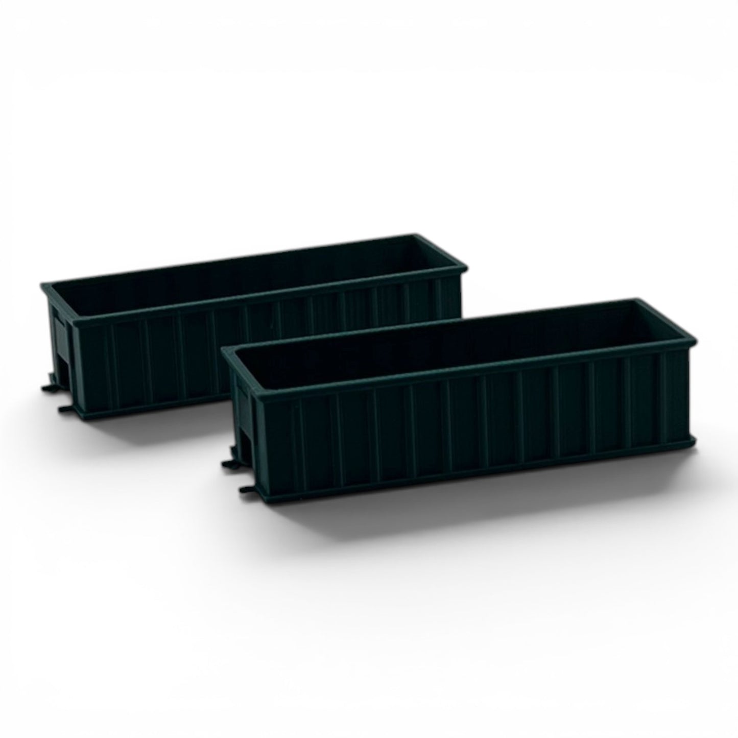 HO Scale 1:87 30-Yard Dumpster Waste Container - Green