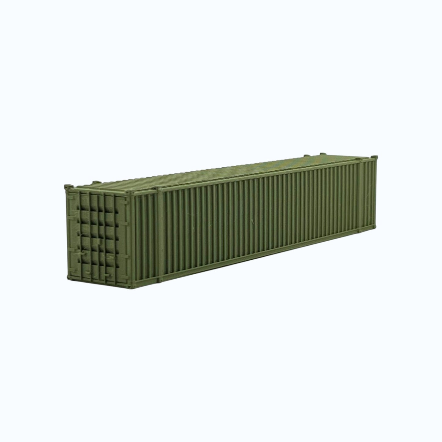 HO Scale 1:87 - 48' Shipping Containers (2pk) - Green