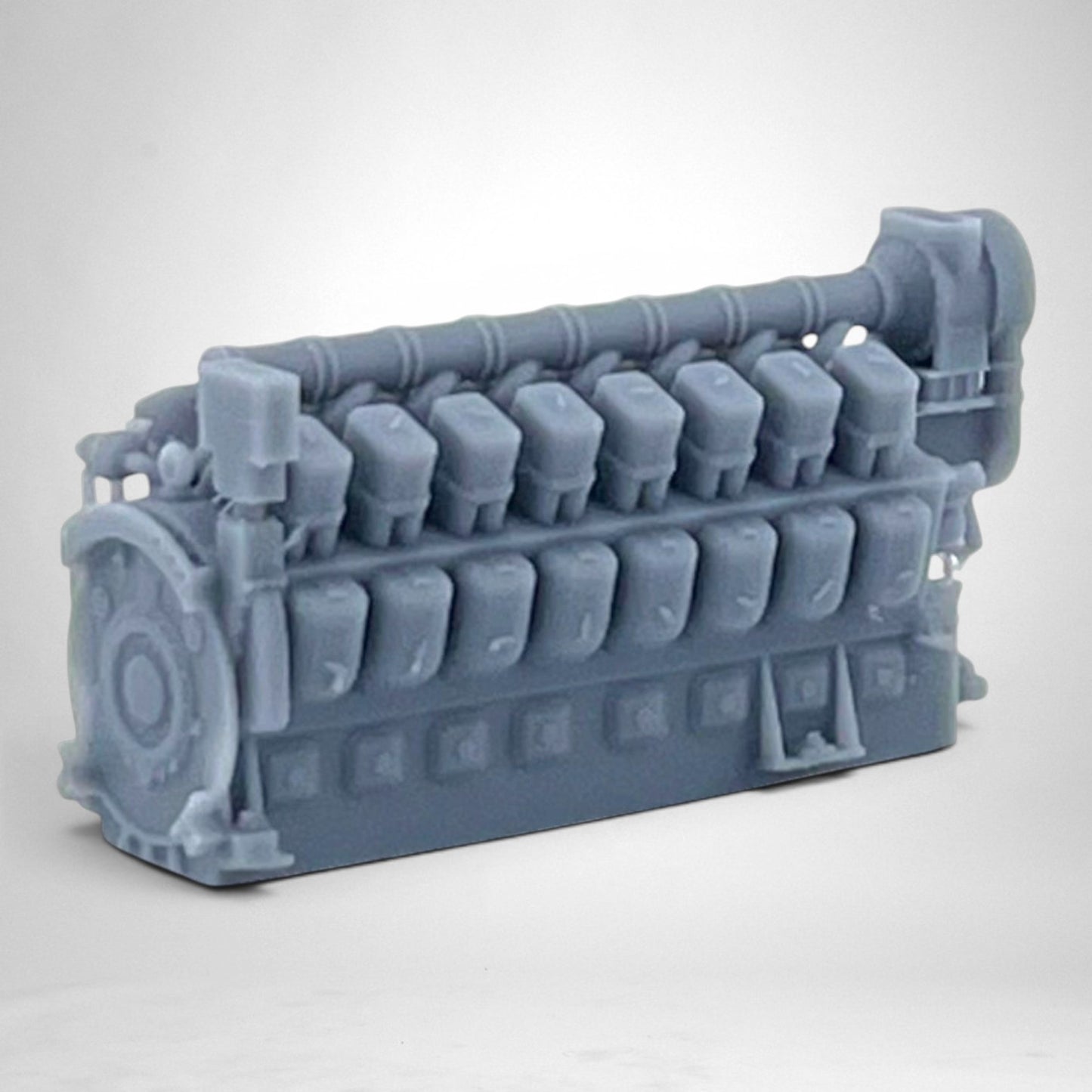 Z Scale 1:220 Alco 251 16-Cyl Diesel Engine Prime Mover