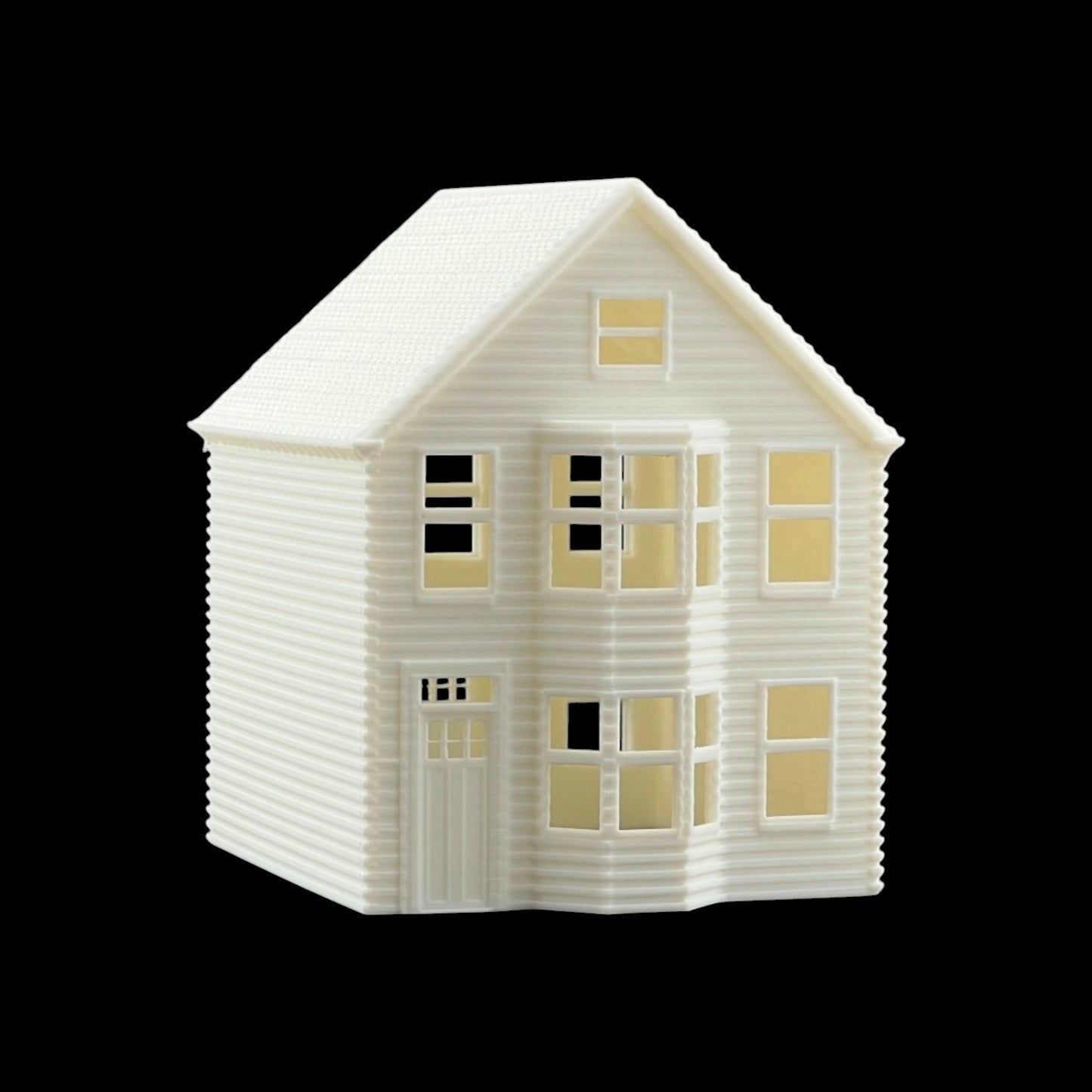 N Scale 1:160 Classic Victorian Houses 3pc Set