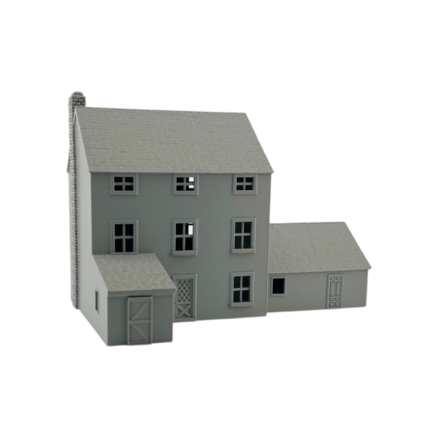 Z Scale 1:220 Farmhouse 3-Story Model Railroad Building