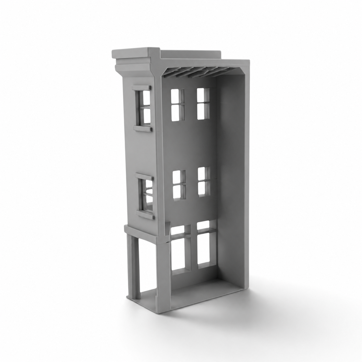 HO Scale 1:87 Main Street Relief Building #7 RH