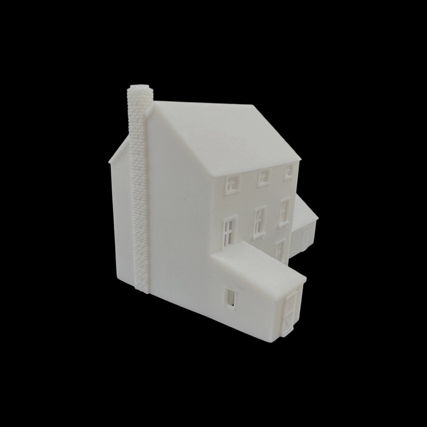 T Gauge 1:450 Scale Farmhouse 3-Story Resin Building