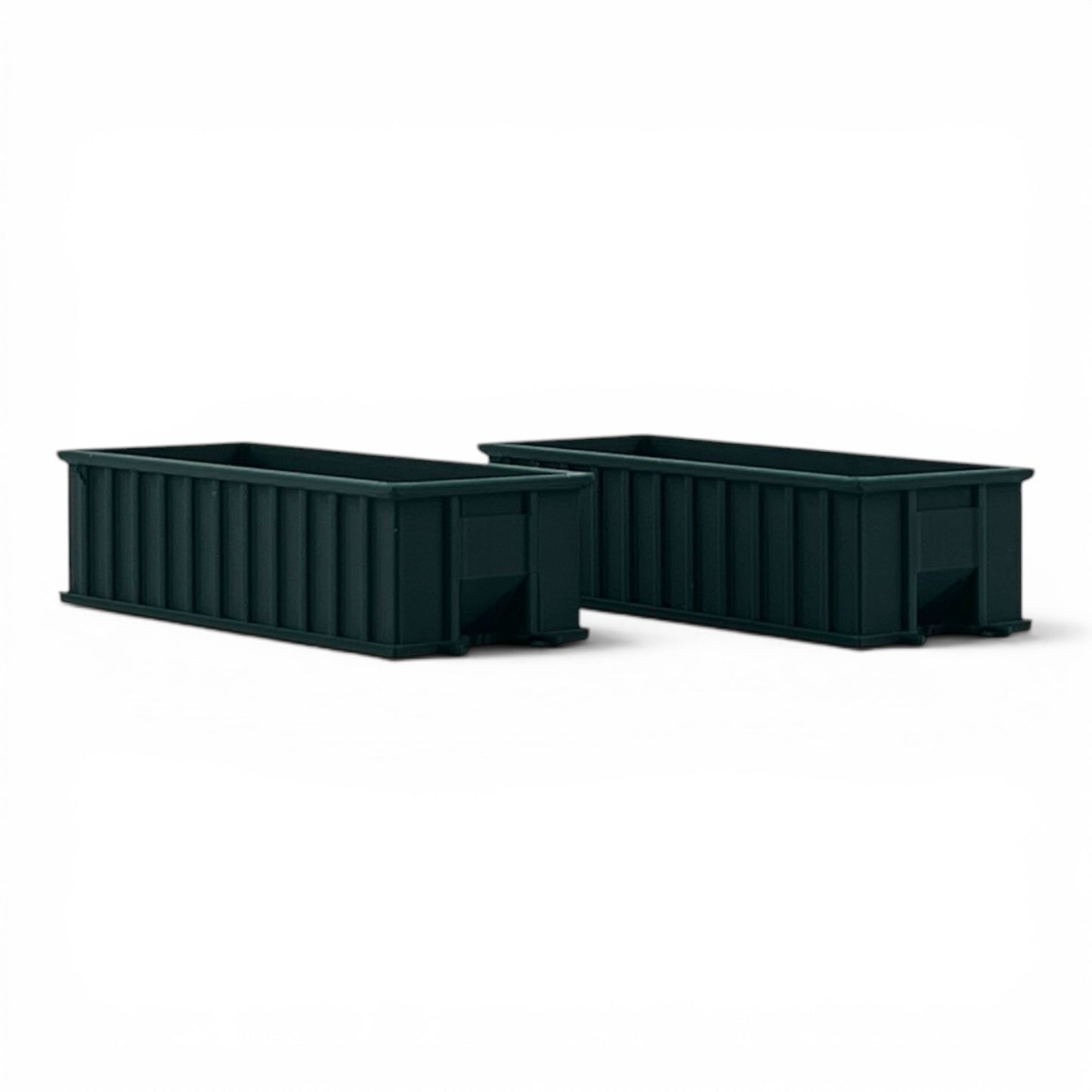 HO Scale 1:87 30-Yard Dumpster Waste Container - Green