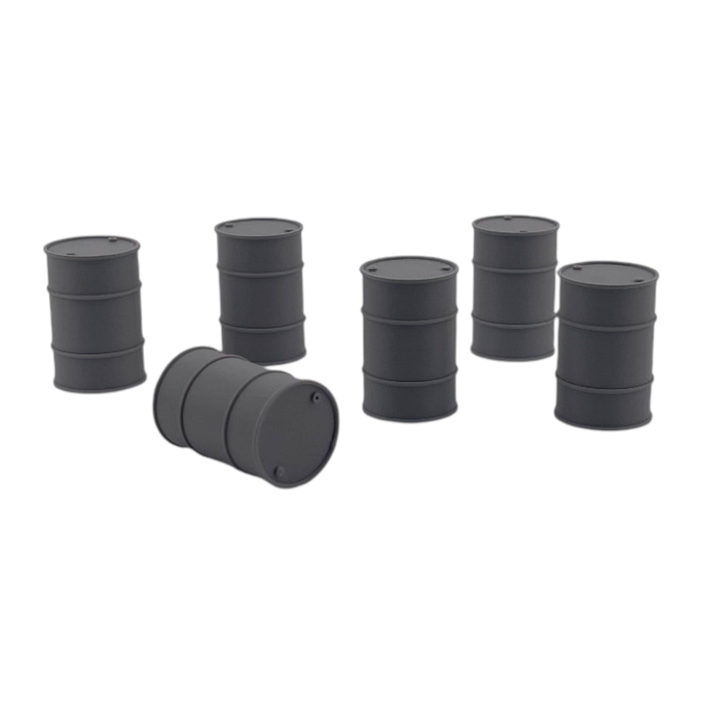 1 Gauge 1:32 55 Gallon Industrial Drum Barrel 6pc Set