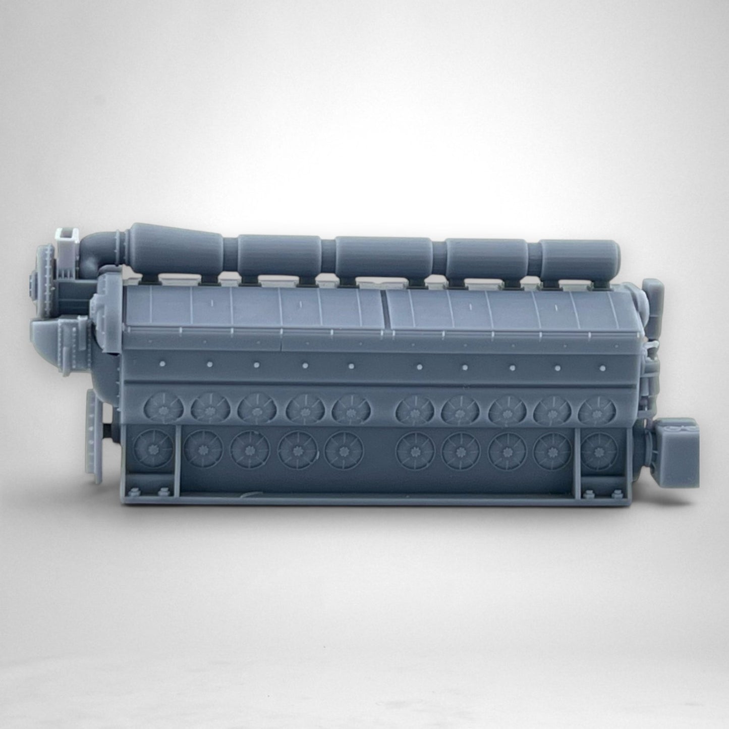 S Scale 1:64 EMD 645 20-Cylinder Turbo Diesel Engine