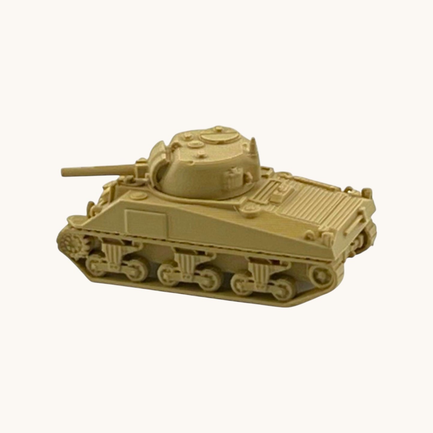 N Scale 1:160 WWII Sherman Tank M4 (2pk) - Beige