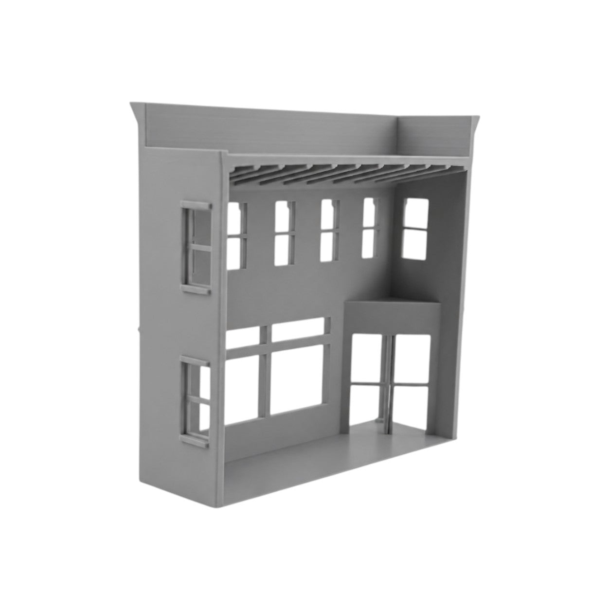 O Scale 1:48 Main Street Corner Relief Building #1 LH