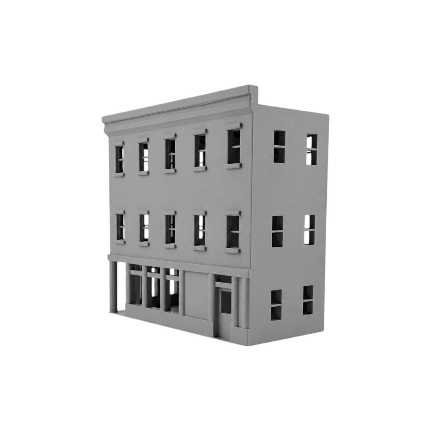 HO Scale 1:87 Main Street Corner Building #7 RH