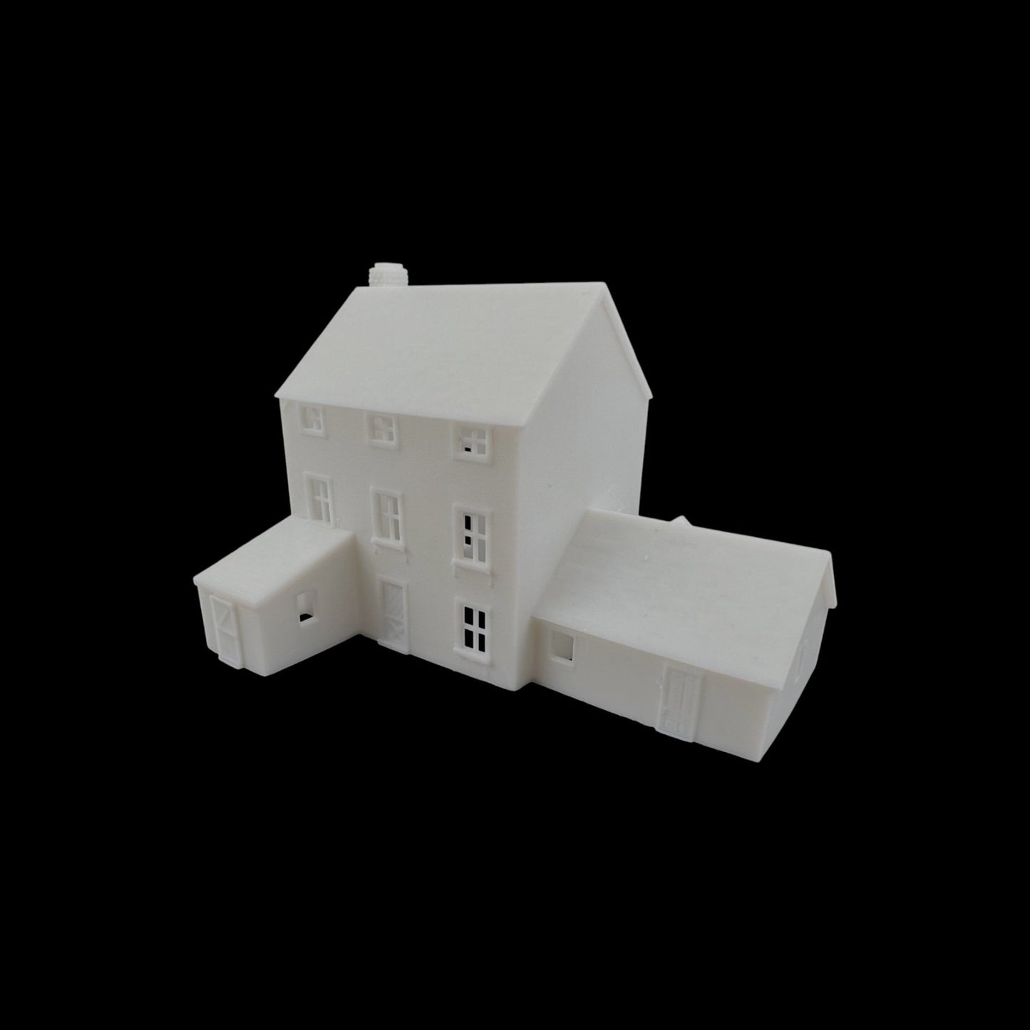 T Gauge 1:450 Scale Farmhouse 3-Story Resin Building