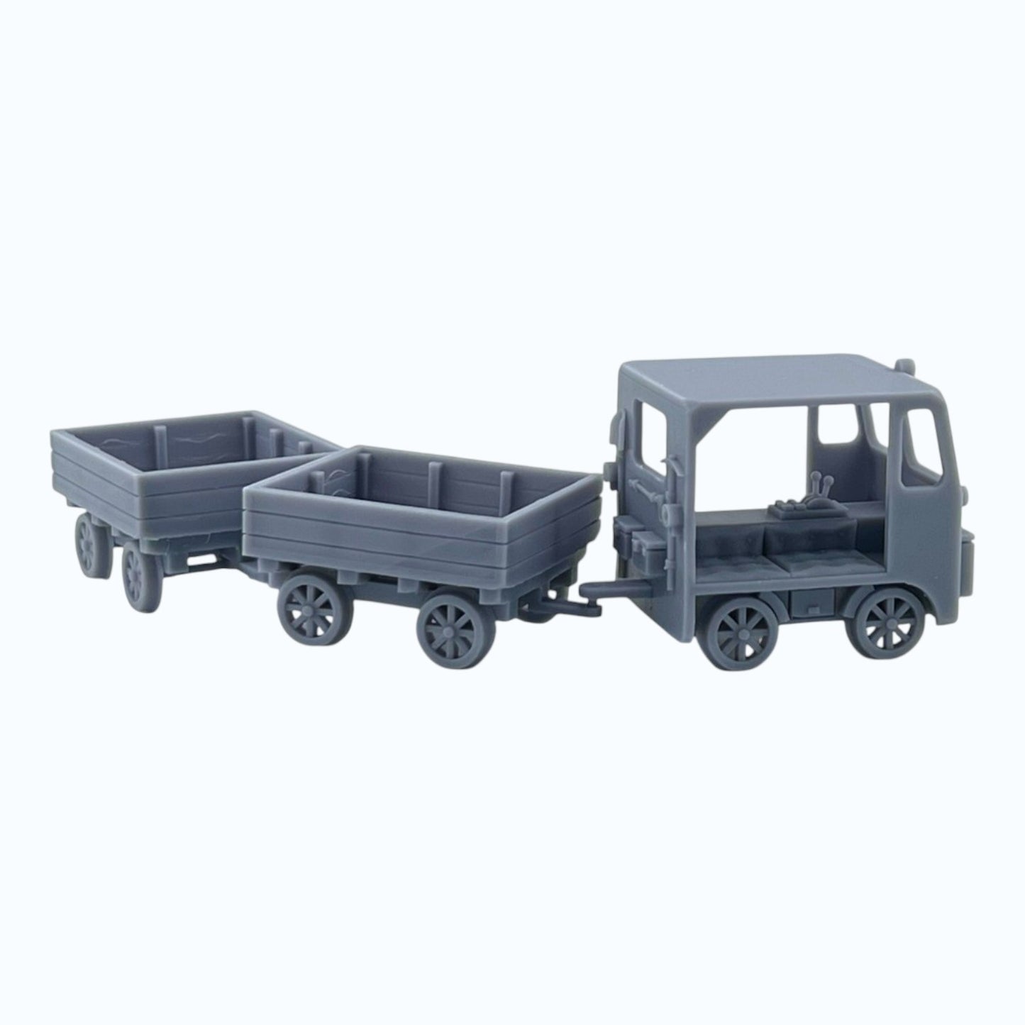 HO Scale 1:87 Maintenance of Way Speeder with Wagons