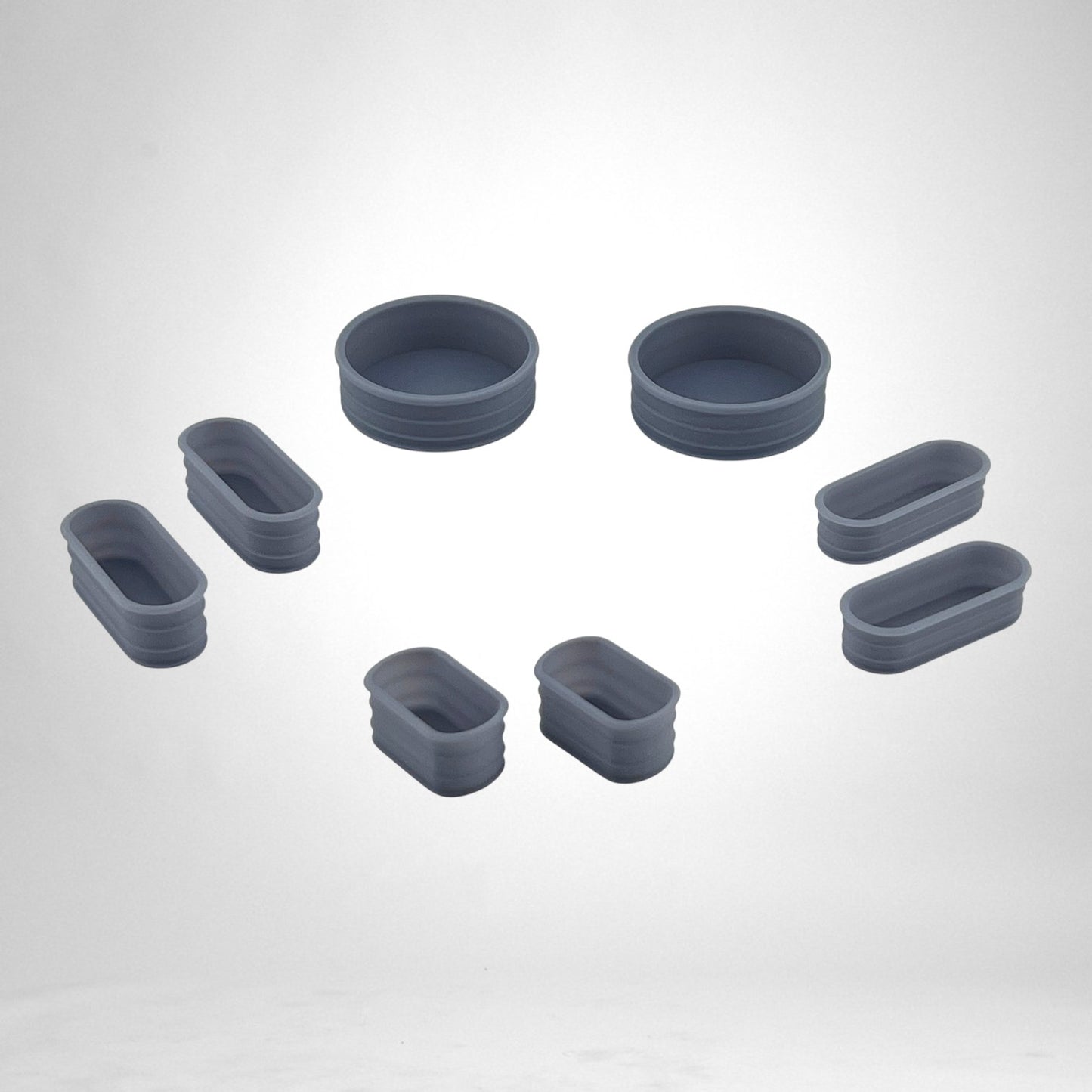 S Scale 1:64 Farm Troughs & Stock Tanks 8pc Set-Resin